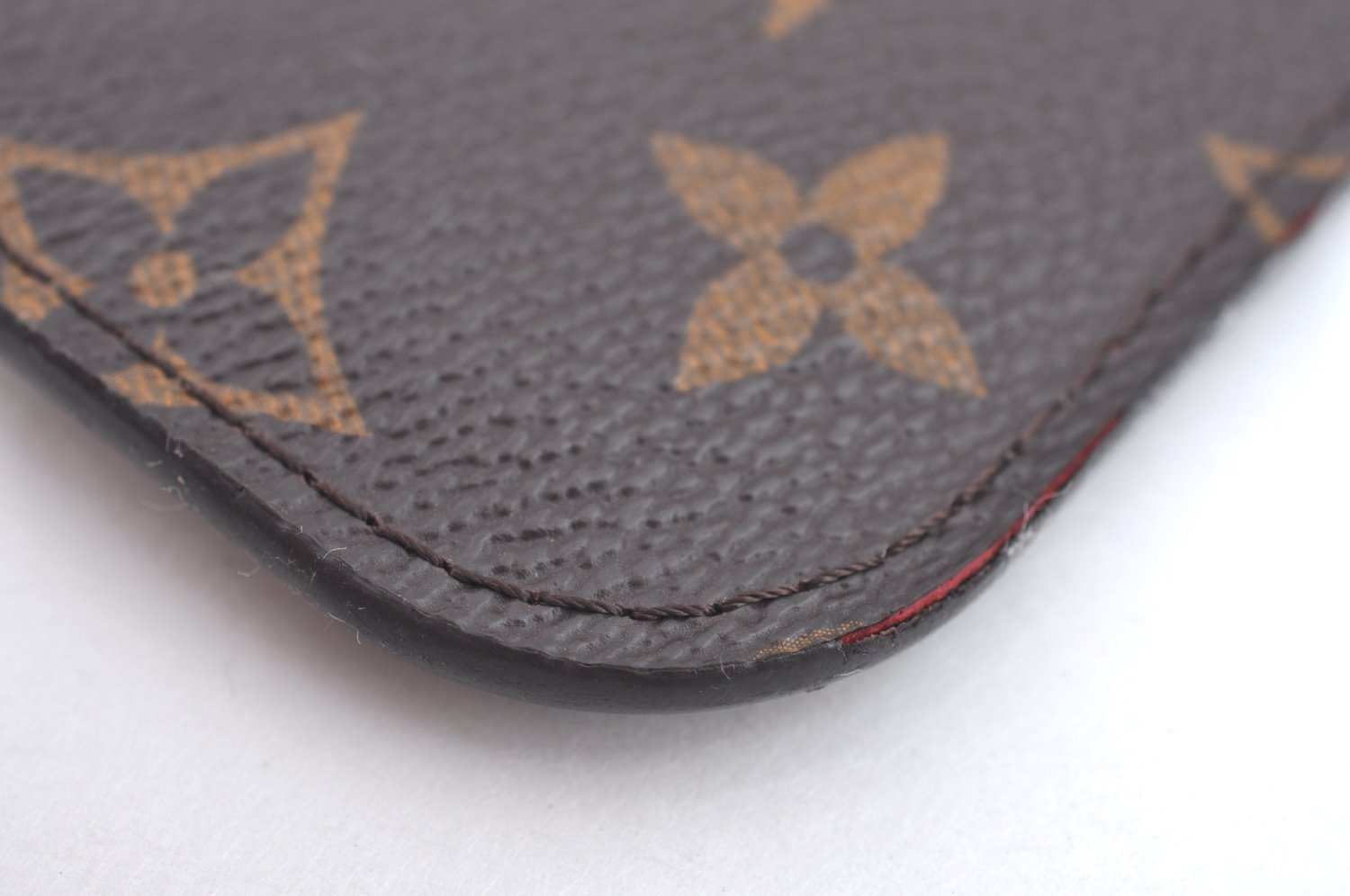 Authentic Louis Vuitton Monogram Neverfull Pouch Purse Clutch Bag Pink LV K4410