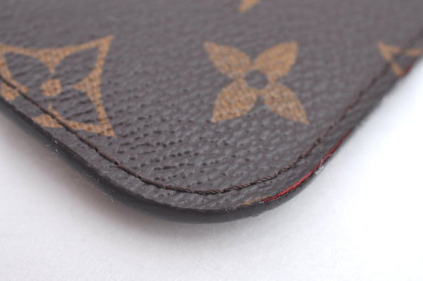 Authentic Louis Vuitton Monogram Neverfull Pouch Purse Clutch Bag Pink LV K4410