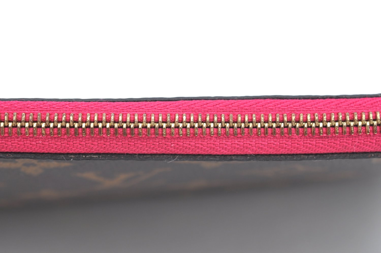 Authentic Louis Vuitton Monogram Neverfull Pouch Purse Clutch Bag Pink LV K4410