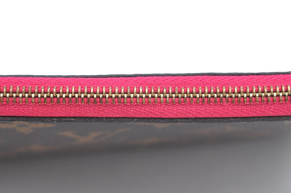 Authentic Louis Vuitton Monogram Neverfull Pouch Purse Clutch Bag Pink LV K4410