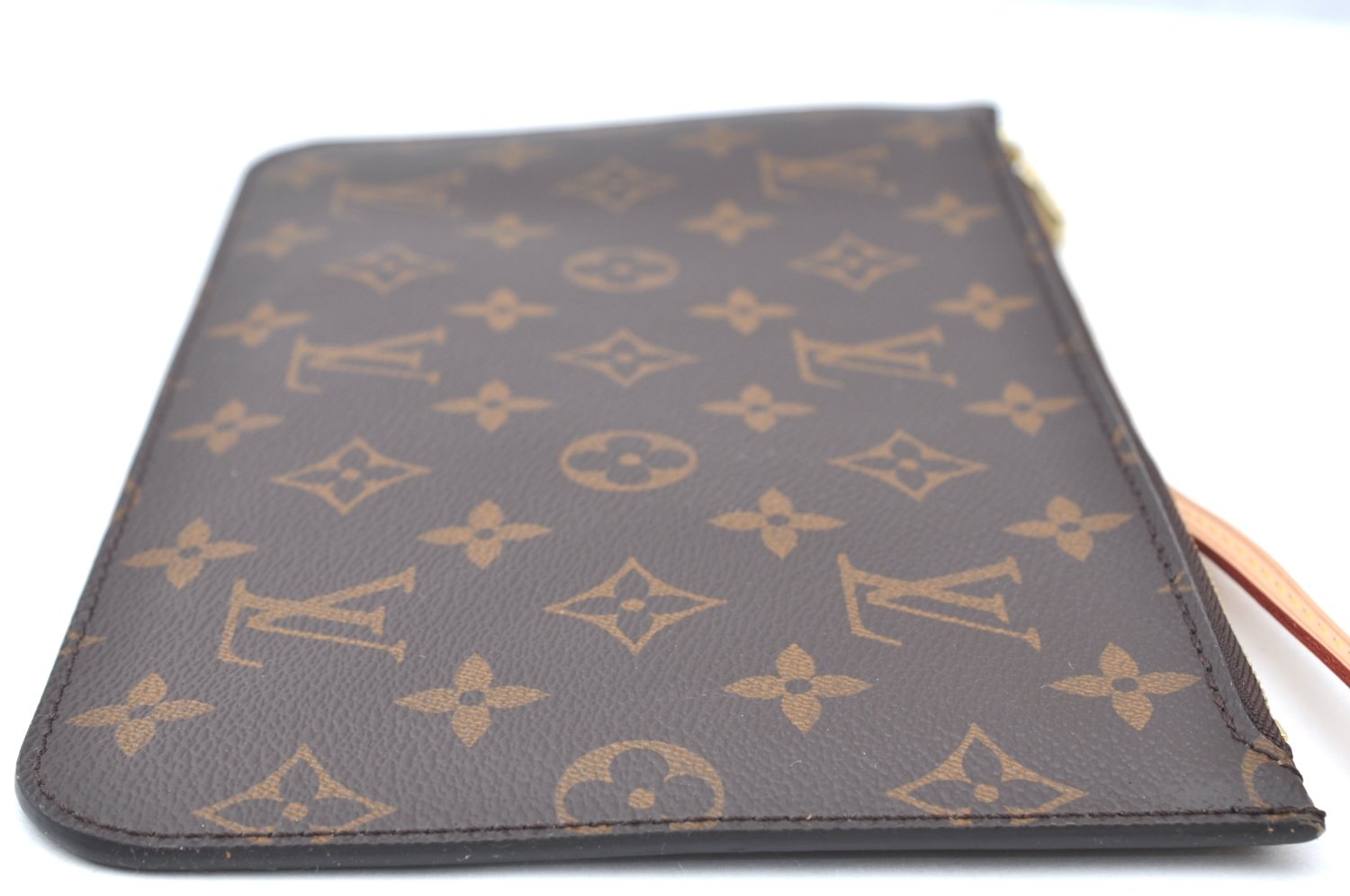 Authentic Louis Vuitton Monogram Neverfull Pouch Purse Clutch Bag LV K4411