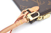 Authentic Louis Vuitton Monogram Neverfull Pouch Purse Clutch Bag LV K4411