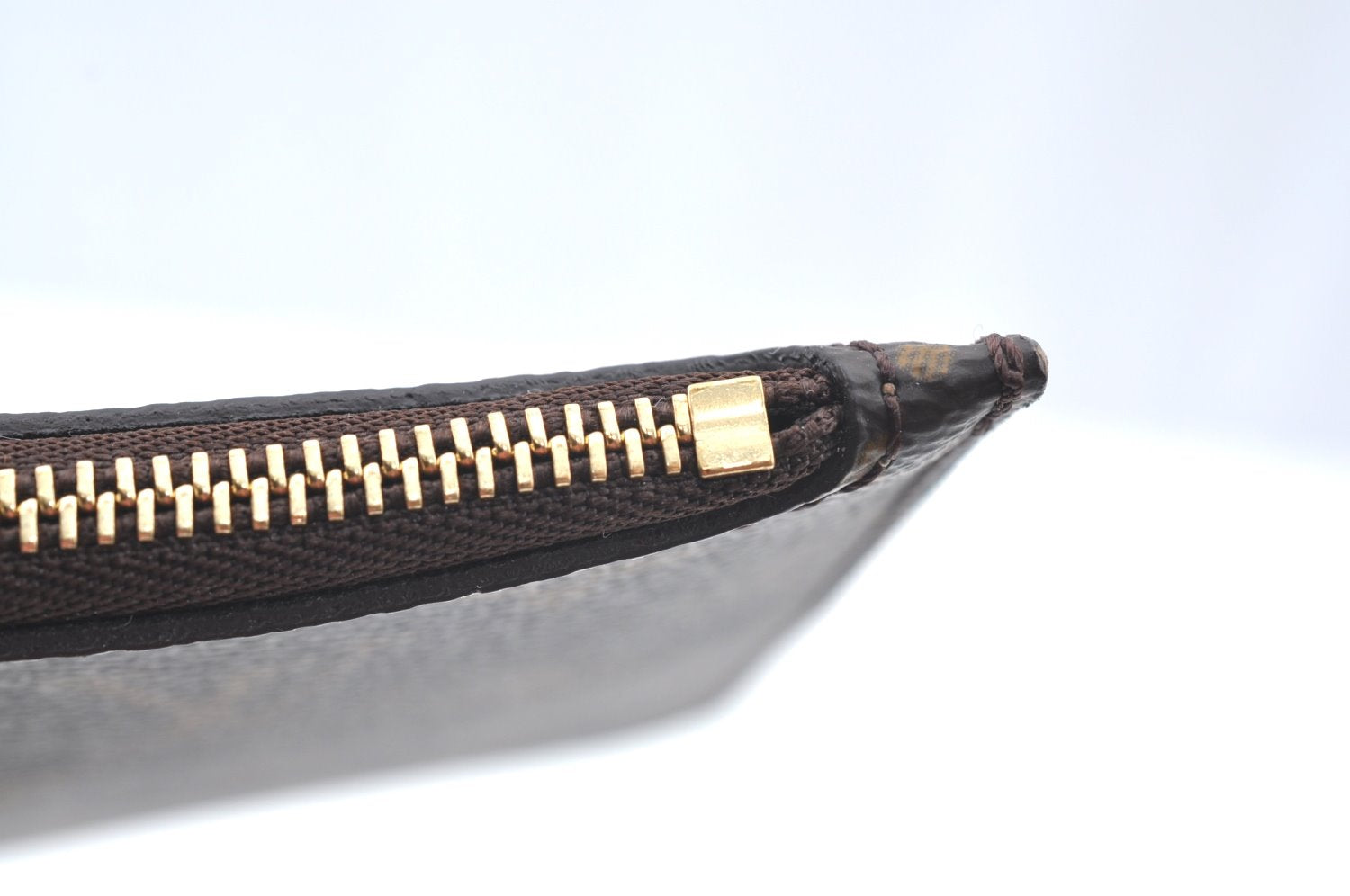 Authentic Louis Vuitton Monogram Neverfull Pouch Purse Clutch Bag LV K4411