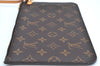 Authentic Louis Vuitton Monogram Neverfull Pouch Purse Clutch Bag LV K4421