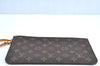 Authentic Louis Vuitton Monogram Neverfull Pouch Purse Clutch Bag LV K4421