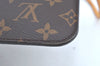 Authentic Louis Vuitton Monogram Neverfull Pouch Purse Clutch Bag LV K4421