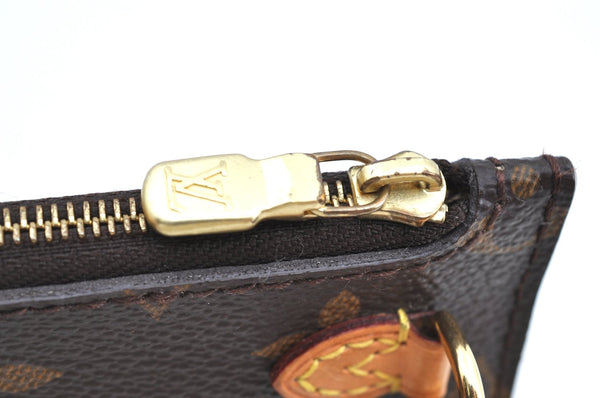 Authentic Louis Vuitton Monogram Neverfull Pouch Purse Clutch Bag LV K4421