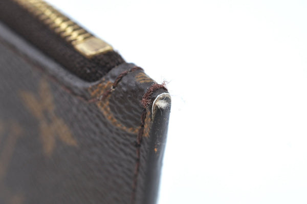 Authentic Louis Vuitton Monogram Neverfull Pouch Purse Clutch Bag LV K4421