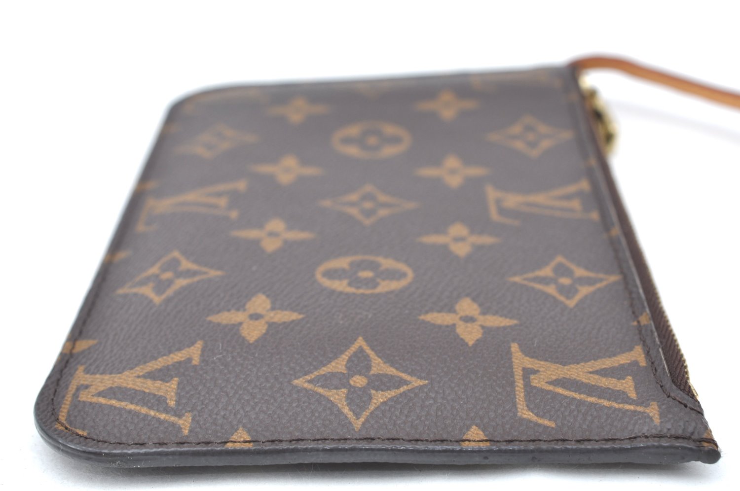 Authentic Louis Vuitton Monogram Neverfull Pouch Purse Clutch Bag LV K4424
