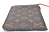 Authentic Louis Vuitton Monogram Neverfull Pouch Purse Clutch Bag LV K4424