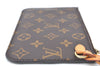 Authentic Louis Vuitton Monogram Neverfull Pouch Purse Clutch Bag LV K4424