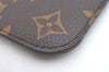 Authentic Louis Vuitton Monogram Neverfull Pouch Purse Clutch Bag LV K4424