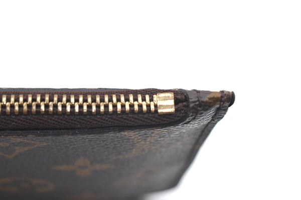 Authentic Louis Vuitton Monogram Neverfull Pouch Purse Clutch Bag LV K4424