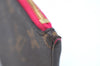 Authentic Louis Vuitton Monogram Neverfull Pouch Purse Clutch Bag Pink LV K4425