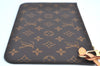 Authentic Louis Vuitton Monogram Neverfull Pouch Purse Clutch Bag LV K4429
