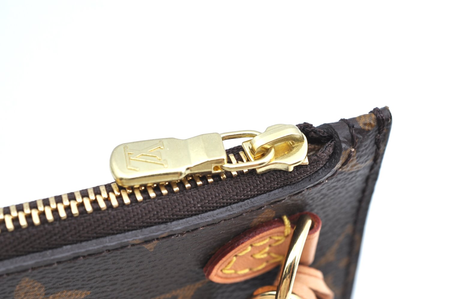 Authentic Louis Vuitton Monogram Neverfull Pouch Purse Clutch Bag LV K4429