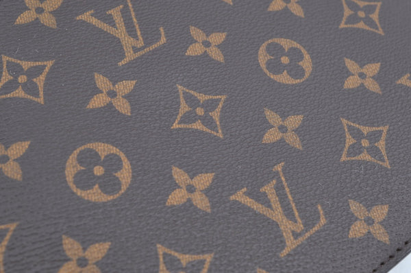 Authentic Louis Vuitton Monogram Neverfull Pouch Purse Clutch Bag LV K4429