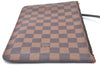 Auth Louis Vuitton Damier Neverfull Pouch Purse Clutch Rose Ballerine Pink K4440