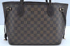 Authentic Louis Vuitton Damier Neverfull PM Shoulder Tote Bag N51109 LV K5134