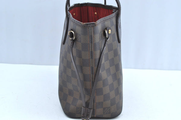 Authentic Louis Vuitton Damier Neverfull PM Shoulder Tote Bag N51109 LV K5134