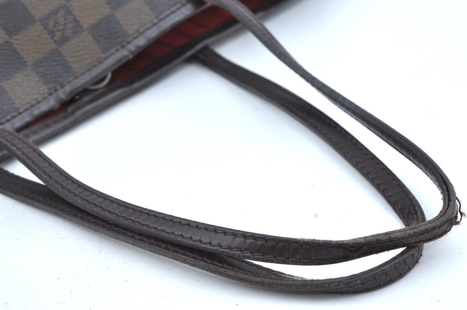 Authentic Louis Vuitton Damier Neverfull PM Shoulder Tote Bag N51109 LV K5134