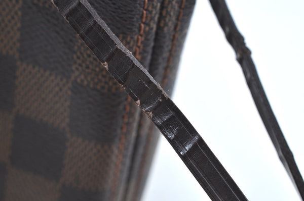 Authentic Louis Vuitton Damier Neverfull PM Shoulder Tote Bag N51109 LV K5134