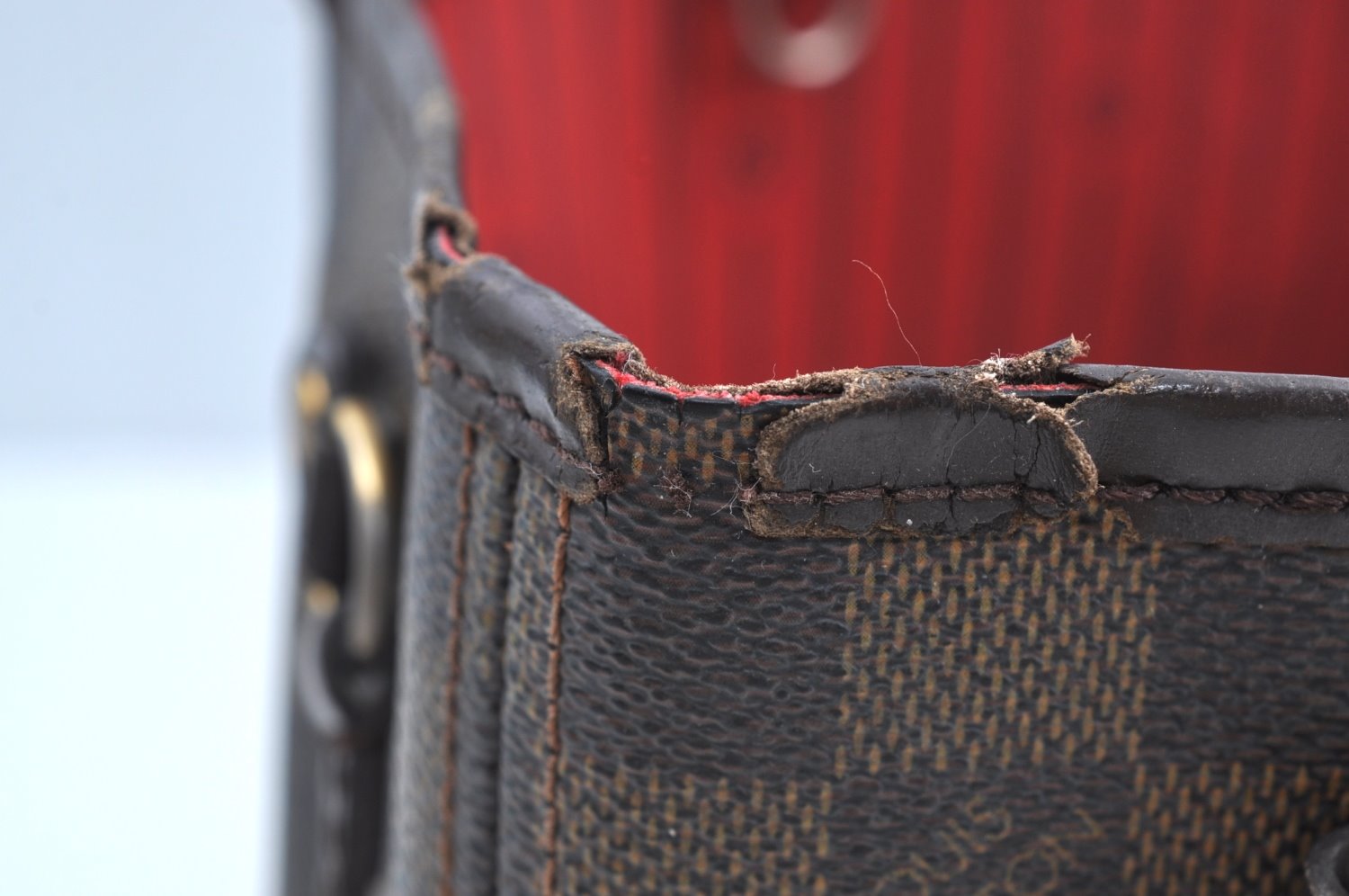 Authentic Louis Vuitton Damier Neverfull PM Shoulder Tote Bag N51109 LV K5134