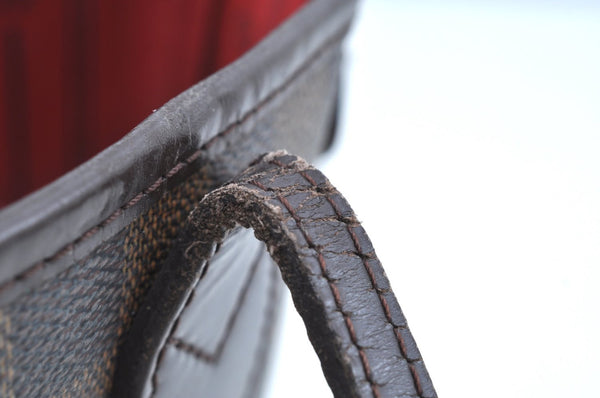 Authentic Louis Vuitton Damier Neverfull PM Shoulder Tote Bag N51109 LV K5134