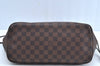 Authentic Louis Vuitton Damier Neverfull MM Shoulder Tote Bag N51105 LV K5199