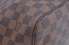 Authentic Louis Vuitton Damier Neverfull MM Shoulder Tote Bag N51105 LV K5199