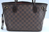 Authentic Louis Vuitton Damier Neverfull PM Shoulder Tote Bag N51109 LV K5475