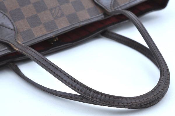 Authentic Louis Vuitton Damier Neverfull PM Shoulder Tote Bag N51109 LV K5475