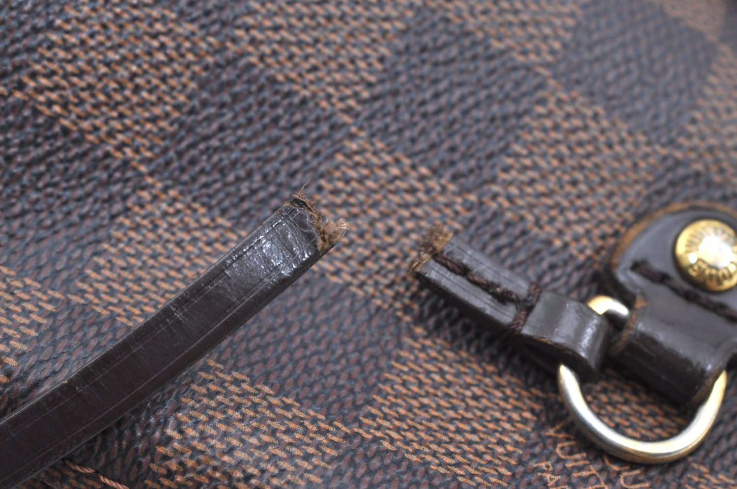 Authentic Louis Vuitton Damier Neverfull PM Shoulder Tote Bag N51109 LV K5475