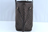 Authentic Louis Vuitton Monogram Idylle Neverfull MM Tote Bag M40513 Brown K5708