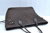 Authentic Louis Vuitton Monogram Idylle Neverfull MM Tote Bag M40513 Brown K5708