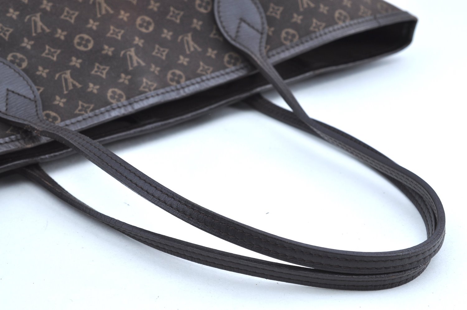 Authentic Louis Vuitton Monogram Idylle Neverfull MM Tote Bag M40513 Brown K5708