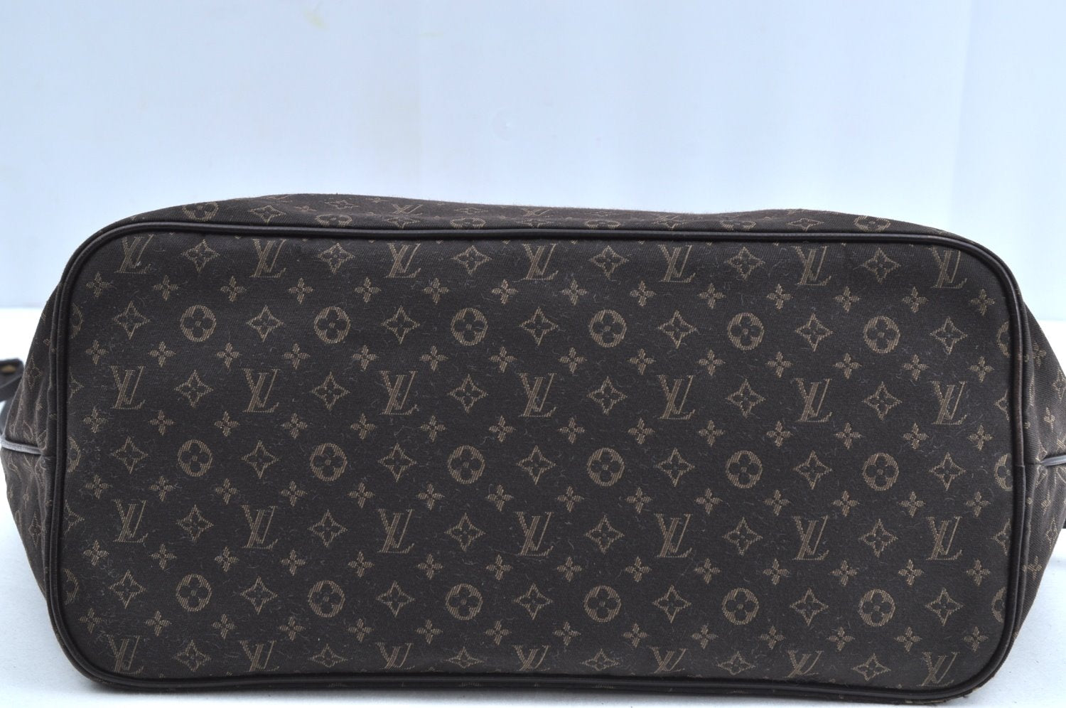 Authentic Louis Vuitton Monogram Idylle Neverfull MM Tote Bag M40513 Brown K5708