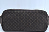 Authentic Louis Vuitton Monogram Idylle Neverfull MM Tote Bag M40513 Brown K5708