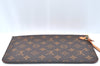 Authentic Louis Vuitton Monogram Neverfull Pouch Purse Clutch Bag Red LV K5865