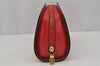Authentic Louis Vuitton Epi Dauphine Cosmetic Pouch Red M48447 LV 0000J