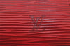 Authentic Louis Vuitton Epi Dauphine Cosmetic Pouch Red M48447 LV 0000J