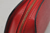 Authentic Louis Vuitton Epi Dauphine Cosmetic Pouch Red M48447 LV 0000J