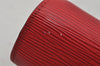 Authentic Louis Vuitton Epi Dauphine Cosmetic Pouch Red M48447 LV 0000J