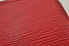 Authentic Louis Vuitton Epi Dauphine Cosmetic Pouch Red M48447 LV 0000J