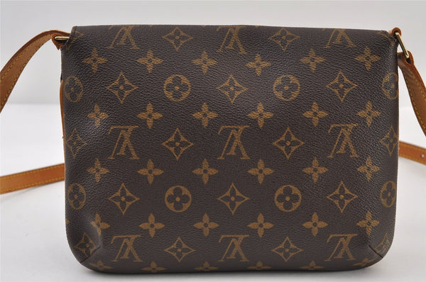 Authentic Louis Vuitton Monogram Musette Tango M51388 Shoulder Cross Bag 0002J