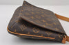 Authentic Louis Vuitton Monogram Musette Tango M51388 Shoulder Cross Bag 0002J