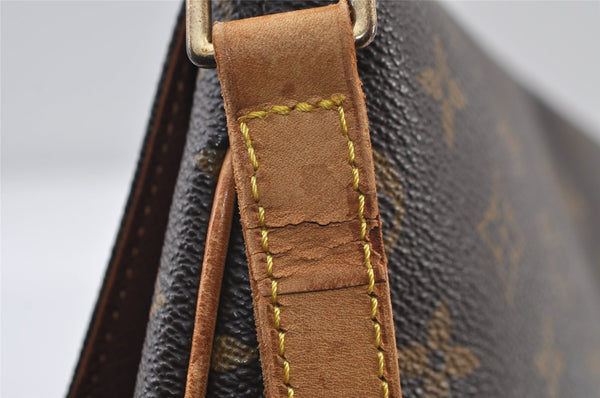 Authentic Louis Vuitton Monogram Musette Tango M51388 Shoulder Cross Bag 0002J