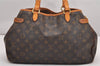 Authentic Louis Vuitton Monogram Batignolles Horizontal Tote Bag M51154 LV 0003J