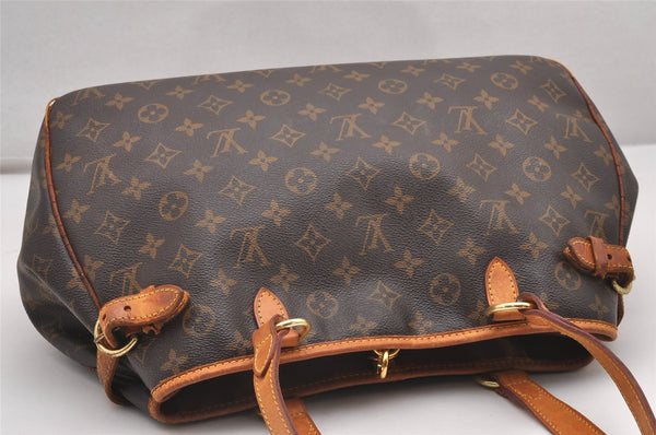 Authentic Louis Vuitton Monogram Batignolles Horizontal Tote Bag M51154 LV 0003J