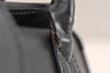 Authentic TODS Vintage Leather Shoulder Hand Bag Black 0003K